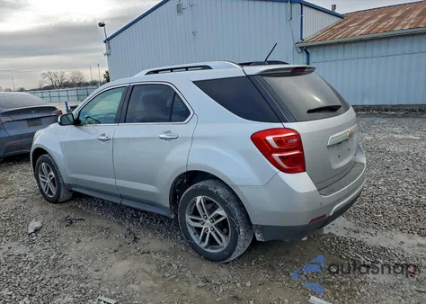 2016 Chevrolet Equinox Ltz from USA, damaged, VIN 2GNALDEK2G1187423